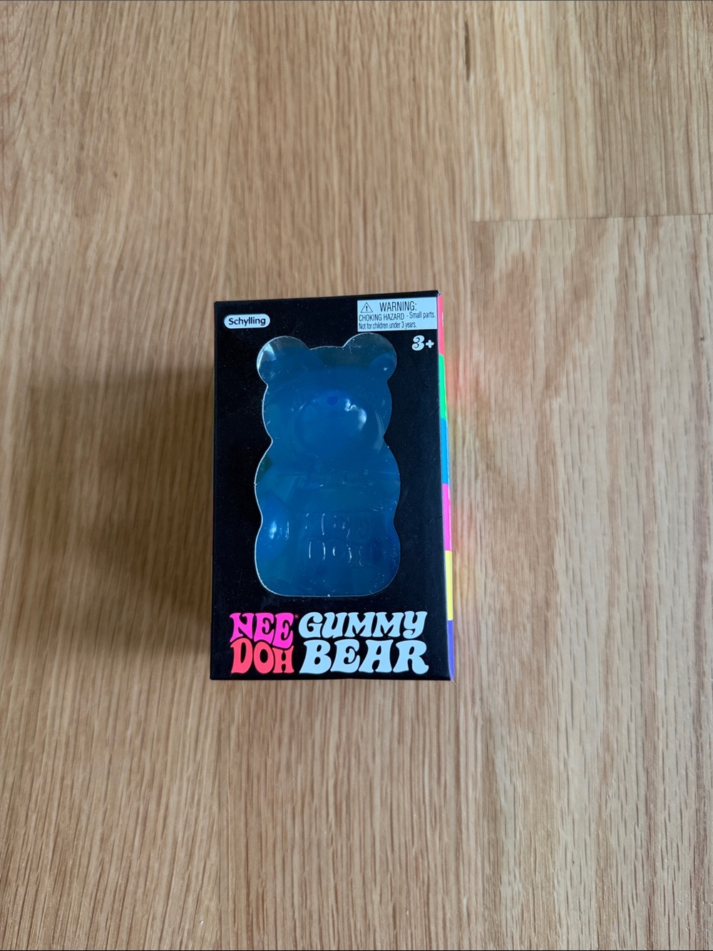 Nee Doh Gummy Bear Squeeze Toy - Blue